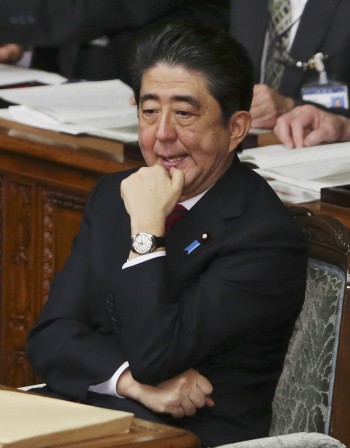 Японският премиер Шиндзо Абе. Снимка: БТА