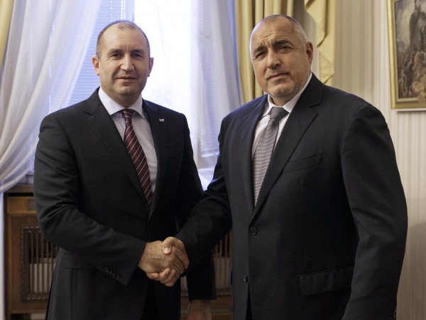 Президентът Румен Радев и премиерът Бойко Борисов се срещнаха в