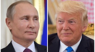 Доналд Тръмп и Владимир Путин се изправят един срещу друг