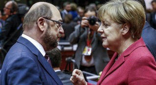 Канцлерът Ангела Меркел има 18 преднина пред кандидата на социалдемократите
