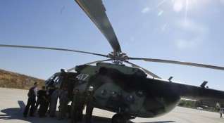 Българският военен хеликоптер който вчера беше обещан в помощ на