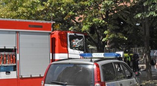 Автобус с пътници се подпали снощи във Враца при инцидента