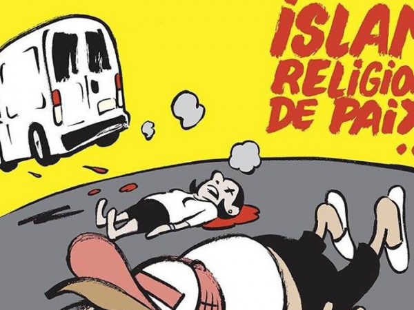 Френският сатиричен седмичник "Шарли ебдо" предизвика вълна от коментари в