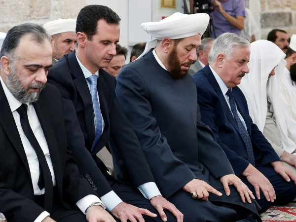 Сирийският президент Башар ал Асад излезе днес извън Дамаск, за