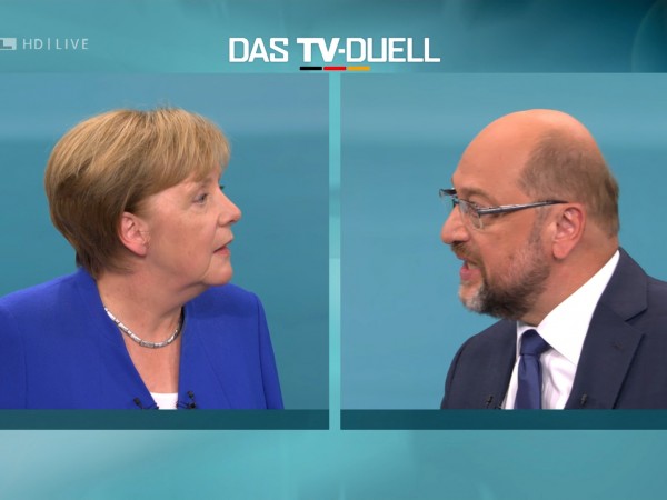 Германският канцлер Ангела Меркел бе победител в снощния телевизионен дебат