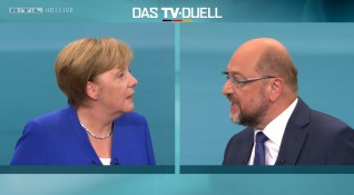 Германският канцлер Ангела Меркел бе победител в снощния телевизионен дебат