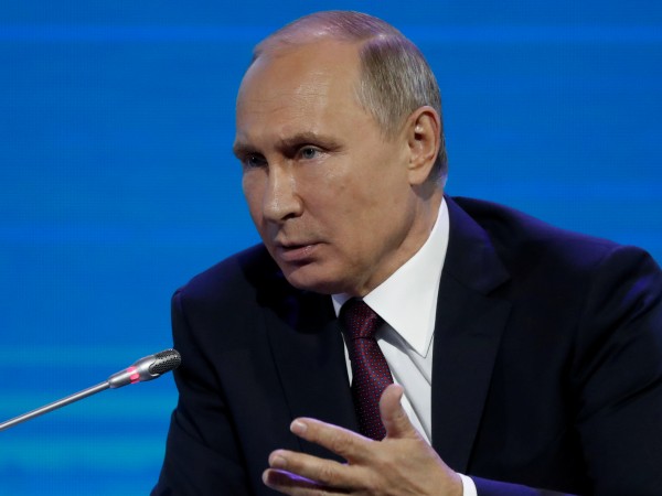 Руският президент Владимир Путин каза, че правителството на американския президент