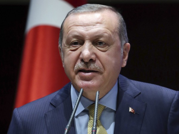 Турският президент Реджеп Тайип Ердоган заяви днес, че страната му
