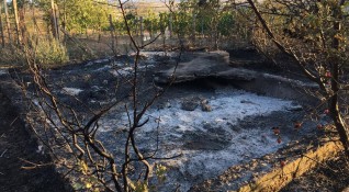 Загасен е пожарът във вилна зона Воден камък над Хисаря