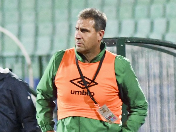Треньорът на Лудогорец Димитър Димитров-Херо остана доволен от равенството 0:0