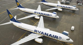 Ирландската нискотарифна авиокомпания Rayanair отмени полети от и за София