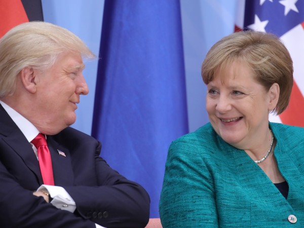 Американският президент Доналд Тръмп се обади на германската канцлерка Ангела