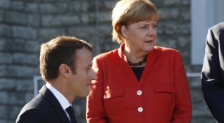 Френският президент Еманюел Макрон спечели подкрепата на Ангела Меркел относно