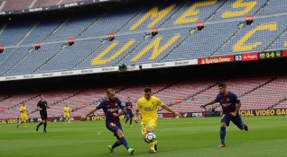 Футболната среща между Барселона и Лас Палмас от Примера дивисион
