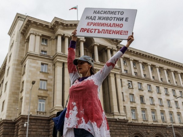 Членове на сдружение "Български вегански съюз" протестираха и поискаха оставката
