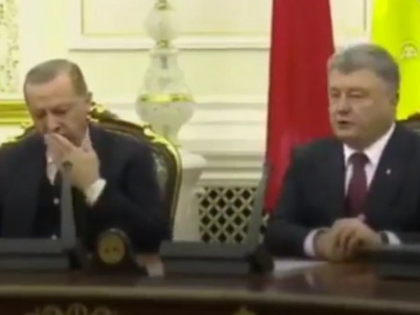 Видео от съвместната пресконференция на президента на Украйна Петро Порошенко