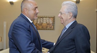 Премиерът Бойко Борисов запозна бившия италиански премиер Марио Монти с