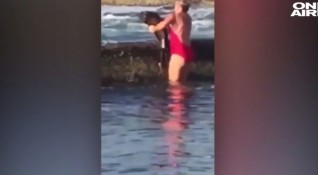 Млада жена извърши истинско геройство спасявайки заклещила се еднометрова акула