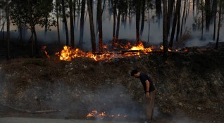Двама души са загинали при горски пожари на различни места