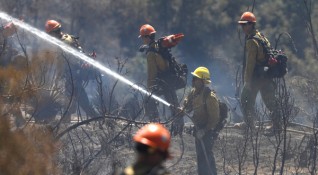 Над 200 италиански пожарникари се бориха вчера с около 15