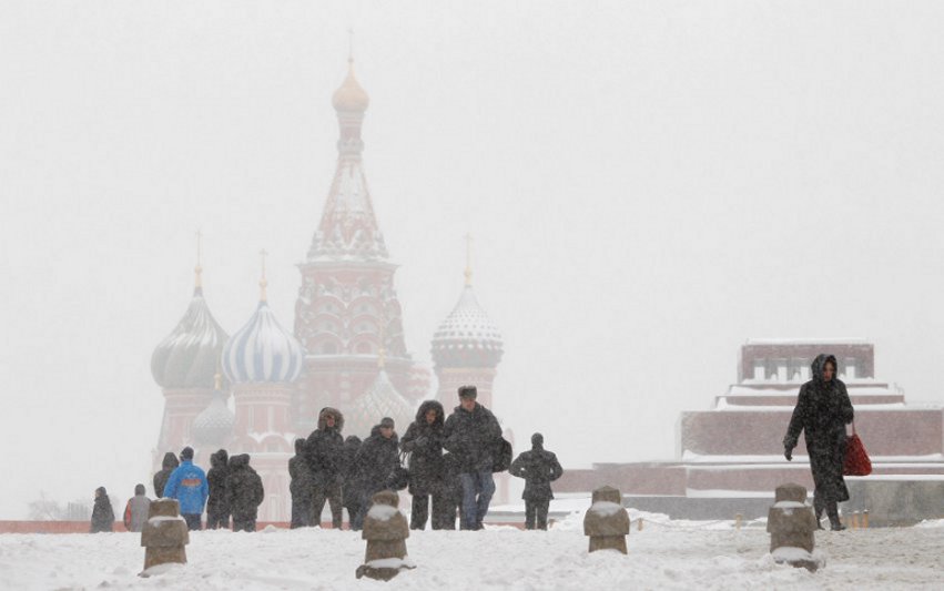 Сняг затрупа Москва