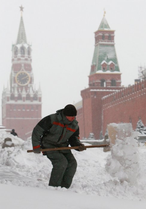 Сняг затрупа Москва